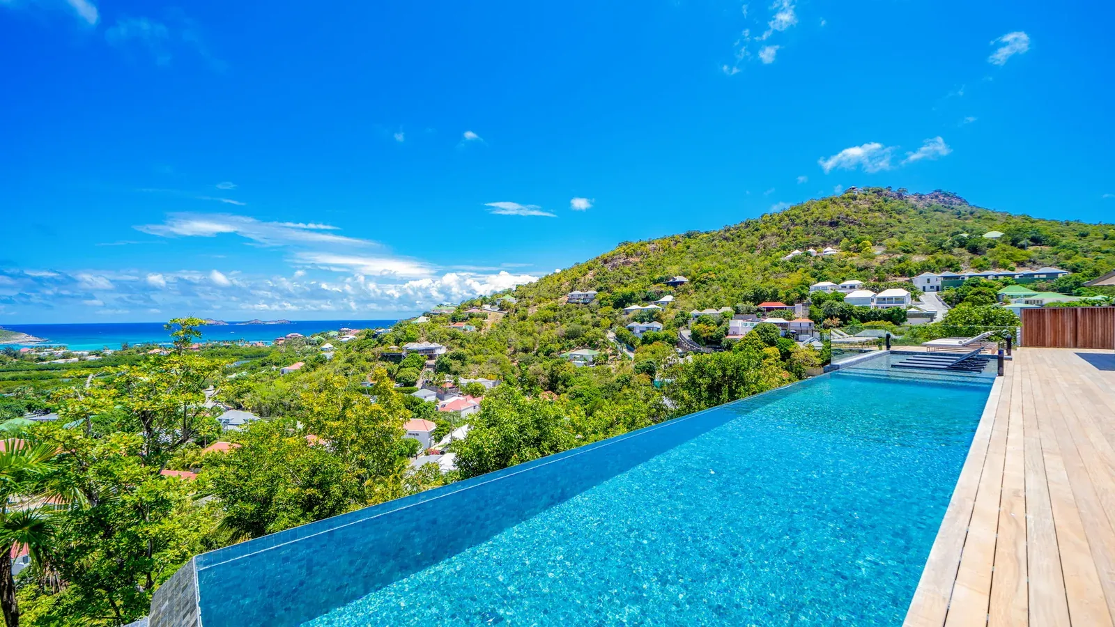 Infinity pool at Villa Seala, Saint-Jean, Saint-Barthélemy