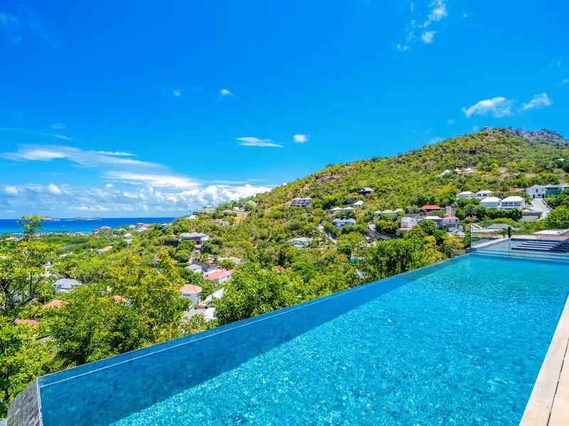 Infinity pool at Villa Seala, Saint-Jean, Saint-Barthélemy